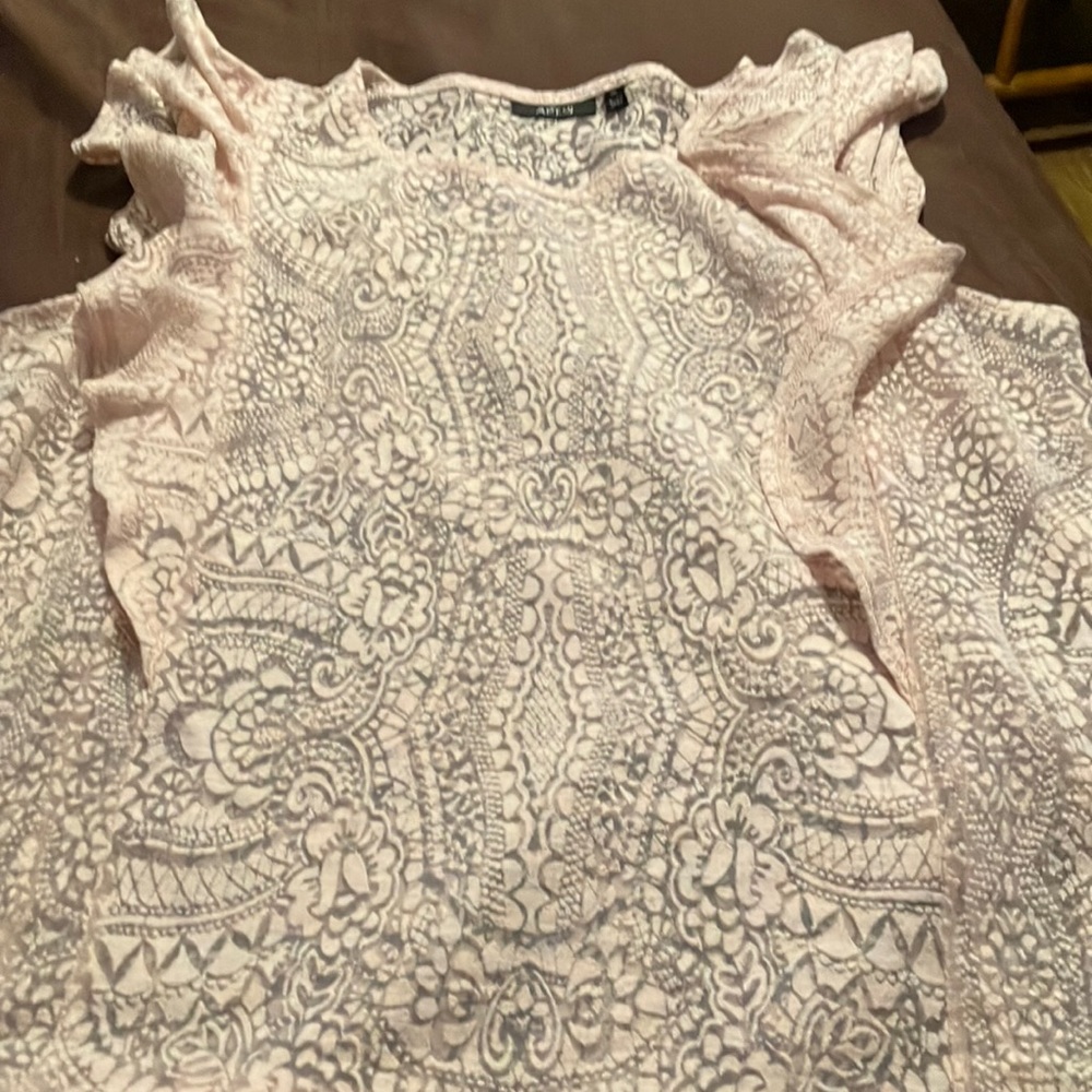 Apt 9 see through blouse